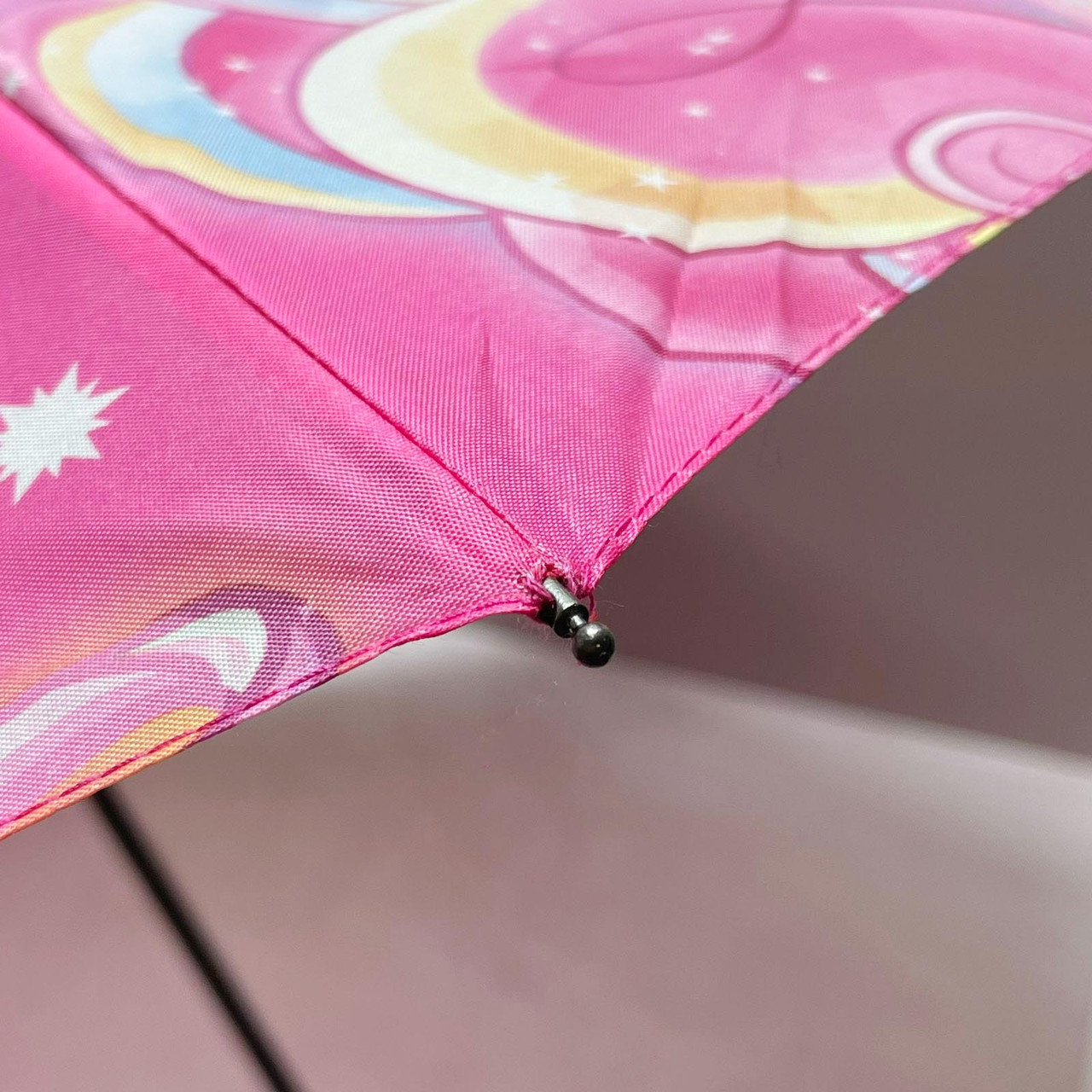Зонт детский складной механический мой маленький пони 90 см розовый - фото 6 - id-p116460246