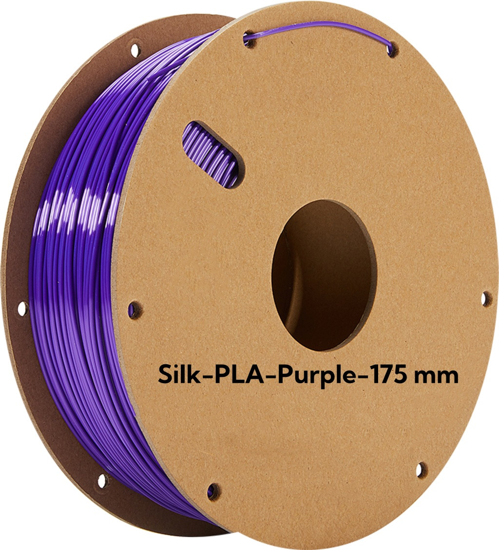 Silk PLA - Purple Filament 1.75 mm - фото 1 - id-p116460707