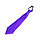 Галстук регулирующийся на резинке атласный фиолетовый, фото 4