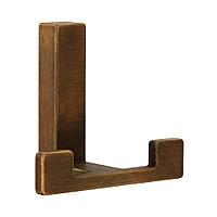 Крючок для одежды, отделка темная бронза