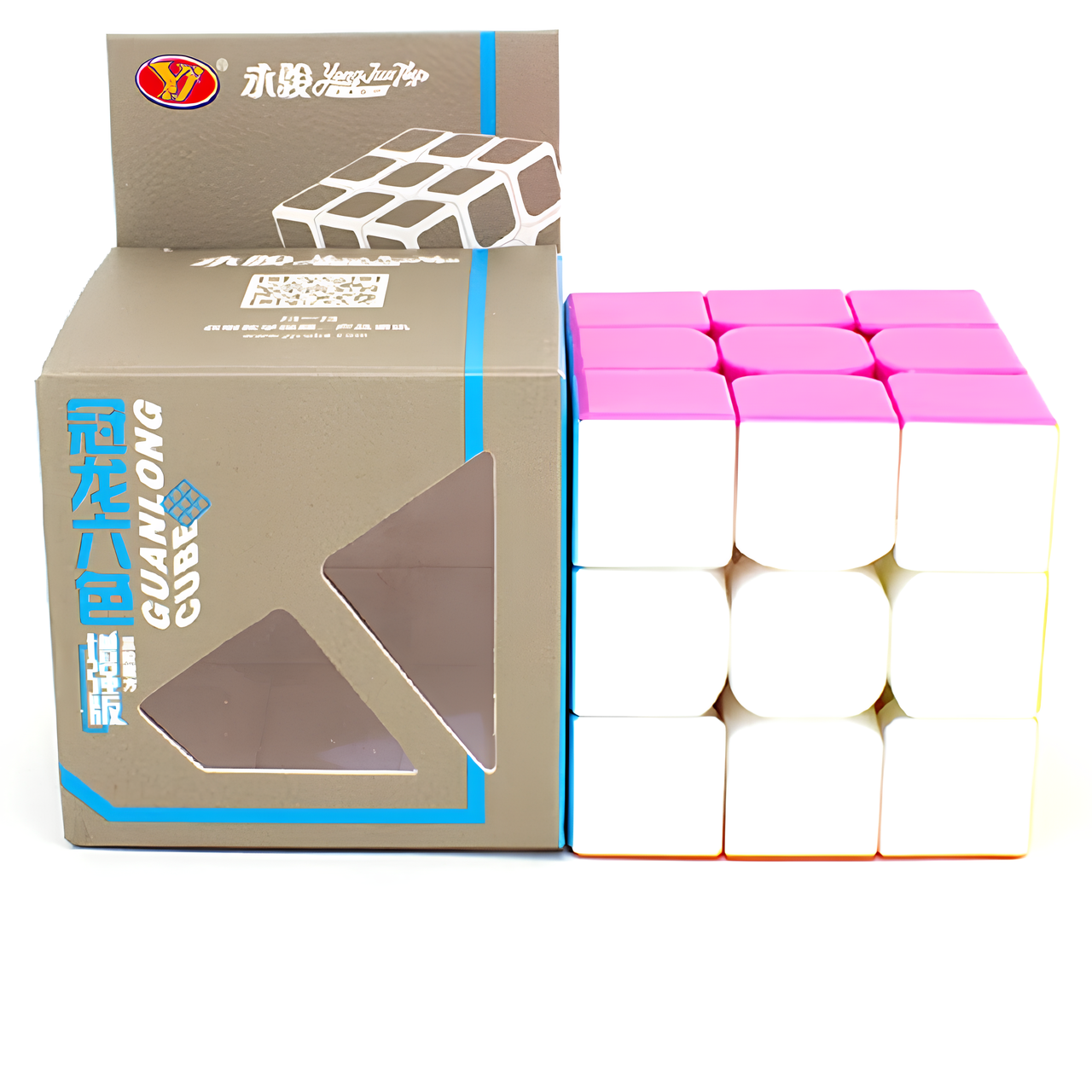 Кубик Рубика 3х3 Guanlong цветной | Yongjuntoys - фото 1 - id-p44507083