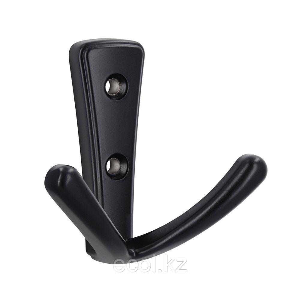 Крючок для одежды, отделка черный матовый