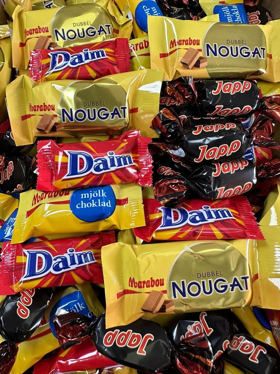 Конфеты Ассорти (Daim, Japp, Marabou) 1 кг / Германия