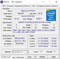 Intel Core i5-4670 OEM, фото 5