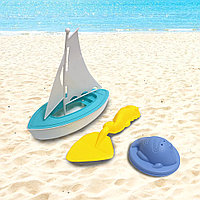 Набор игрушек для песка лодка с лопаткой и формочкой