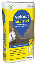 Наливной пол Weber Vetonit Fast Level 20 кг