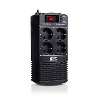 Стабилизатор (AVR), SVC, AVR-600-L, Мощность 600ВА/300Вт, LED-индикаторы, Диапазон работы AVR: 174-2