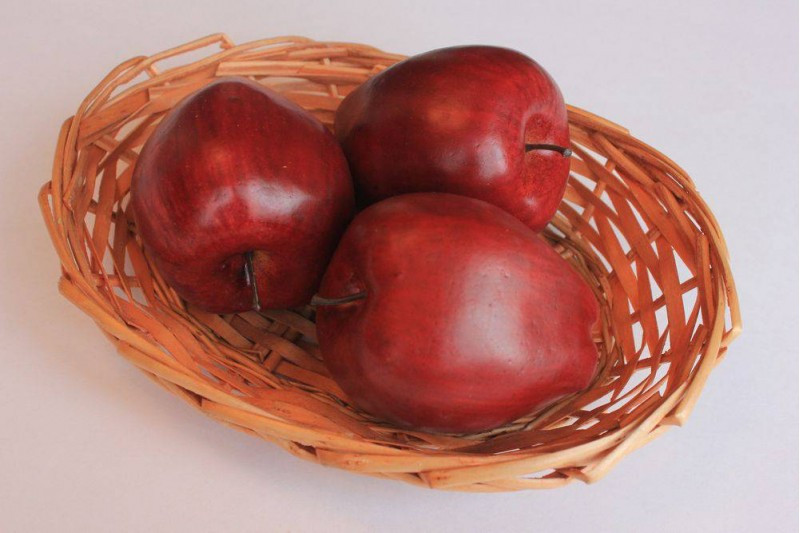 Искусственный фрукт яблоко кандиль муляж красное 10 шт - фото 3 - id-p116467780