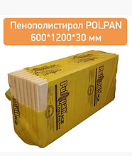 Теплоизоляционные плиты Polpan 600*1200*30 мм 6.786 м2