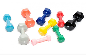 Гантели с виниловом покрытием 3кг+3кг