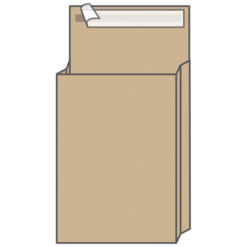 Пакет почтовый UltraPac, 300*400*40мм, коричневый крафт, отр. лента, 120г/м2 (025-301130) - фото 1 - id-p116468995