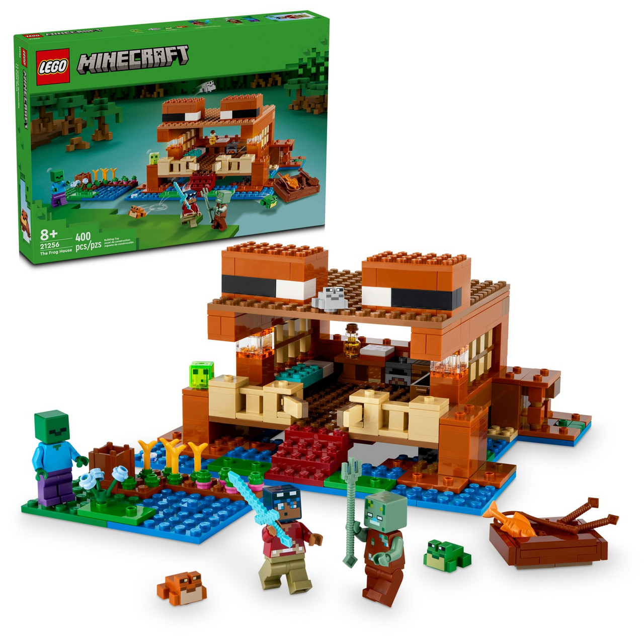 Lego 21256 Minecraft Лягушачий домик