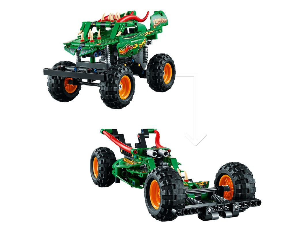 Lego 42149 Техник Monster Jam Dragon - фото 6 - id-p116280457