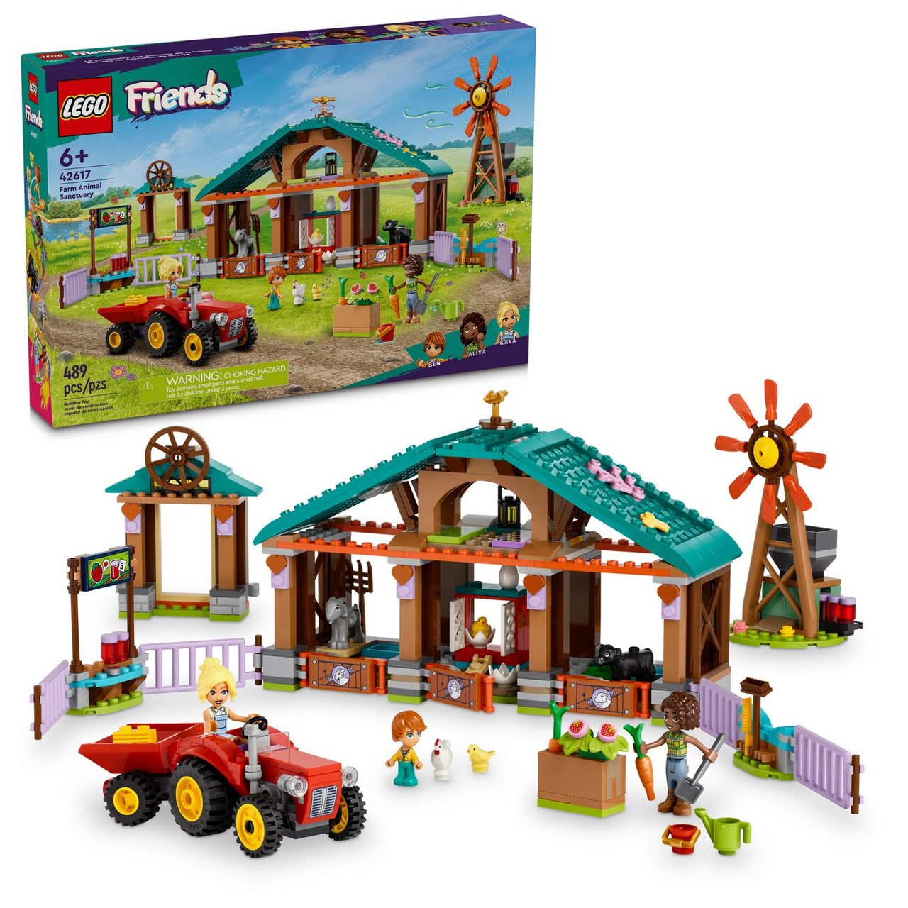 Lego 42617 Подружки Приют для фермерских животных - фото 1 - id-p116280407