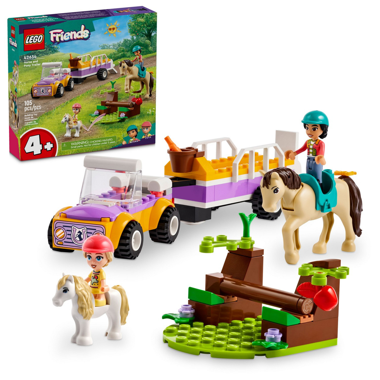 Lego 42634 Подружки Трейлер с лошадьми и пони - фото 1 - id-p116280403