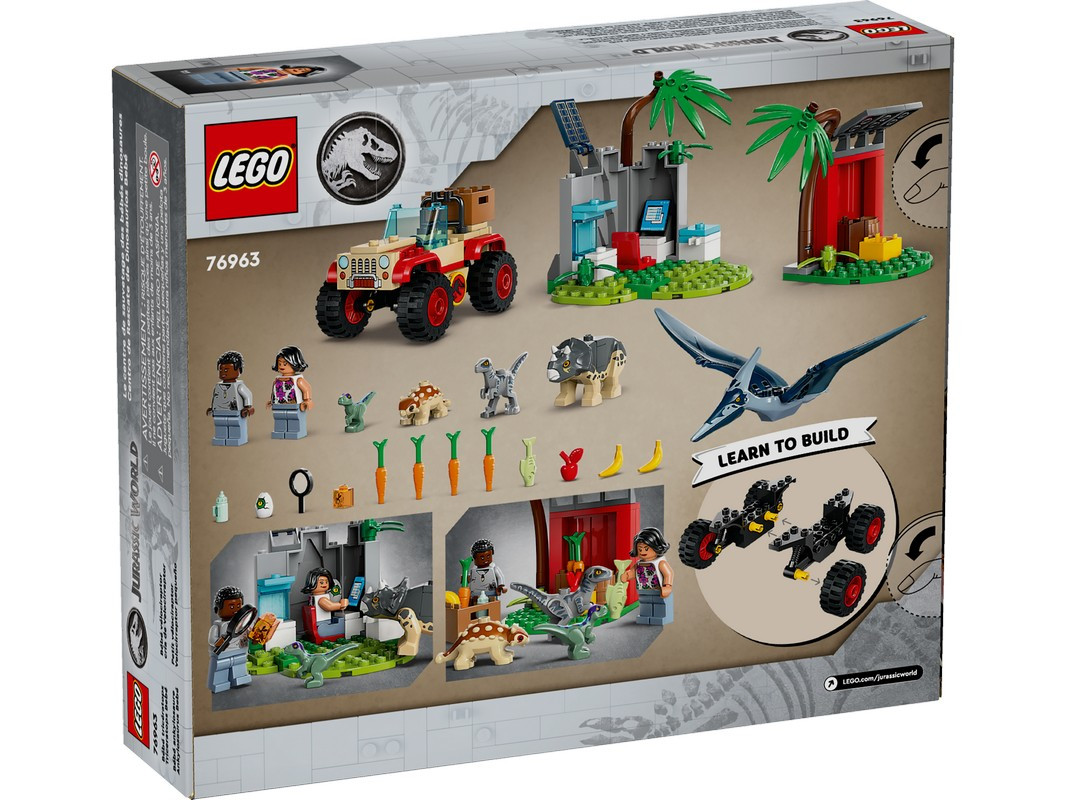 Lego 76963 Jurassic World Центр спасения детенышей динозавров - фото 2 - id-p116280220