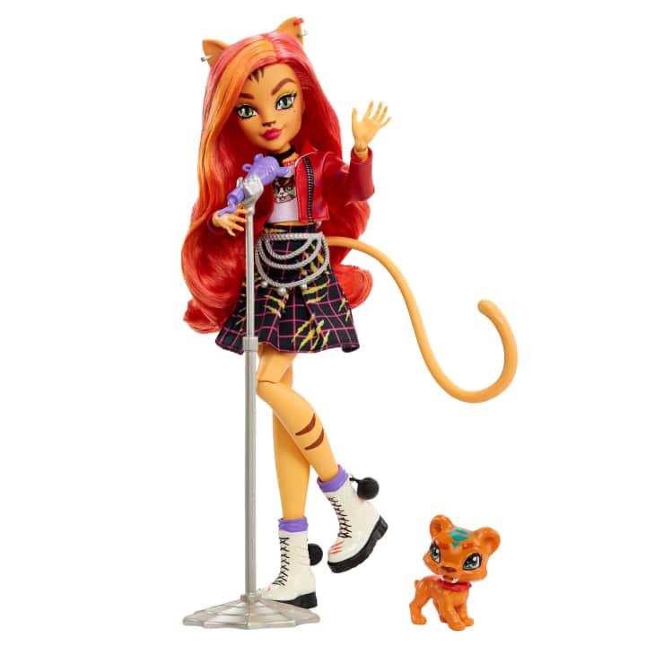 Monster High Кукла Торалей Страйп с питомцем, базовая