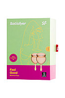 Satisfyer Feel good Menstrual Cup Набор менструальных чаш (Оранжевый)