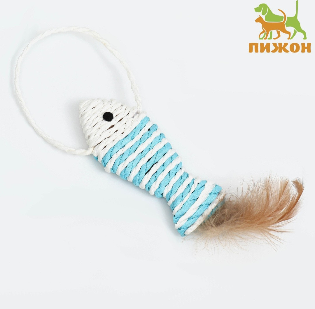 Игрушка-когтеточка для кошек Рыбка