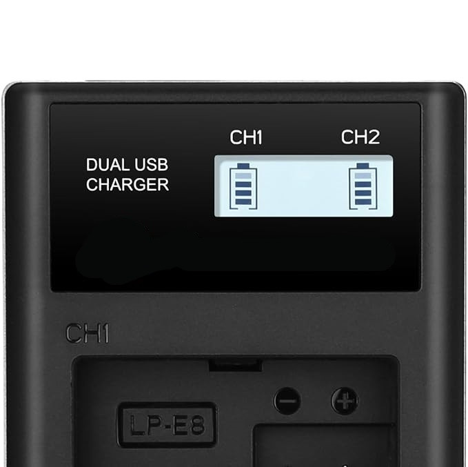 Зарядное устройство для 2х аккумуляторов LP-E8 (USB), для Canon 550D 600D 650D 700D - фото 6 - id-p116470204