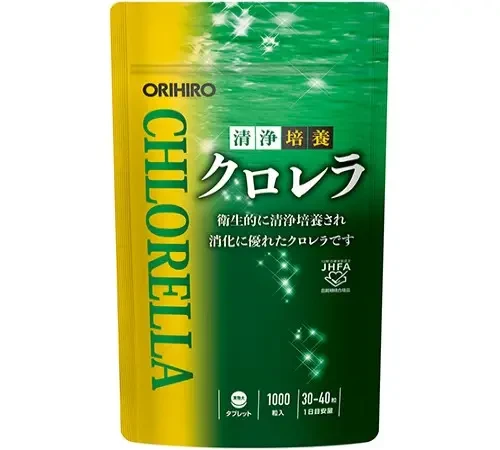Хлорелла органическая Orihiro Pure Culture Chlorella 1000 капсул - фото 1 - id-p116470909