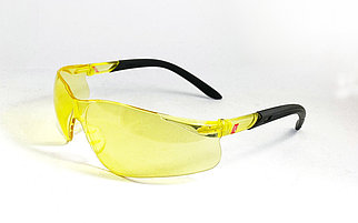 NITRAS 9014, защитные очки, черная / прозрачная оправа, желтые окуляры
