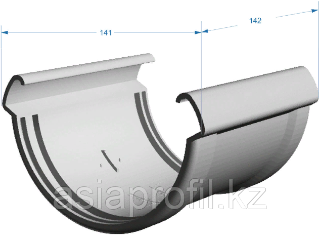 Döcke LUX Соединитель желобов (Латте)