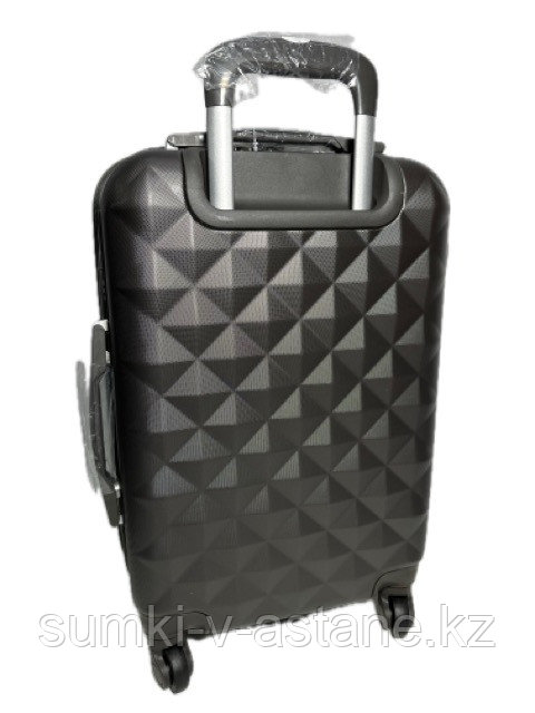Маленький пластиковый дорожный чемодан с бьюти кейсом на 4-х колёсах "AS Bags". - фото 4 - id-p116485819