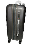 Маленький пластиковый дорожный чемодан с бьюти кейсом на 4-х колёсах "AS Bags"., фото 6