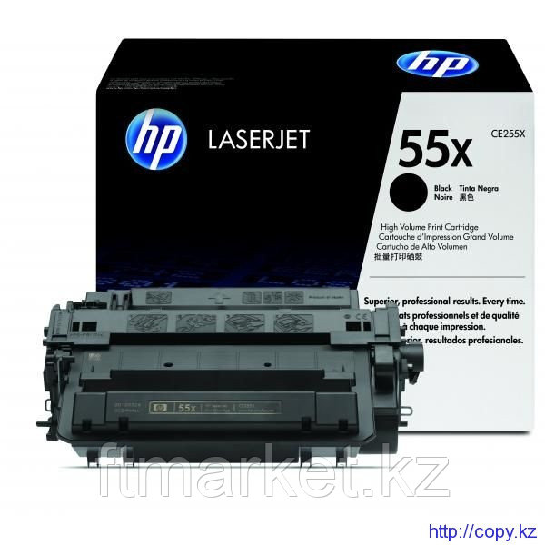 Картридж HP CE255X черный, для Laser Jet P3015/P3011, 12500 страниц, повышенной емкости, фото 1