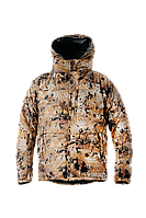 Куртка демисезонная с капюшоном для охоты и весенней погоды камуфляж 3L