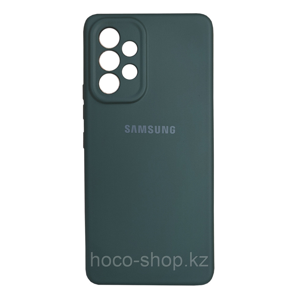 Чехол для Samsung A53 гель ТемноЗеленый
