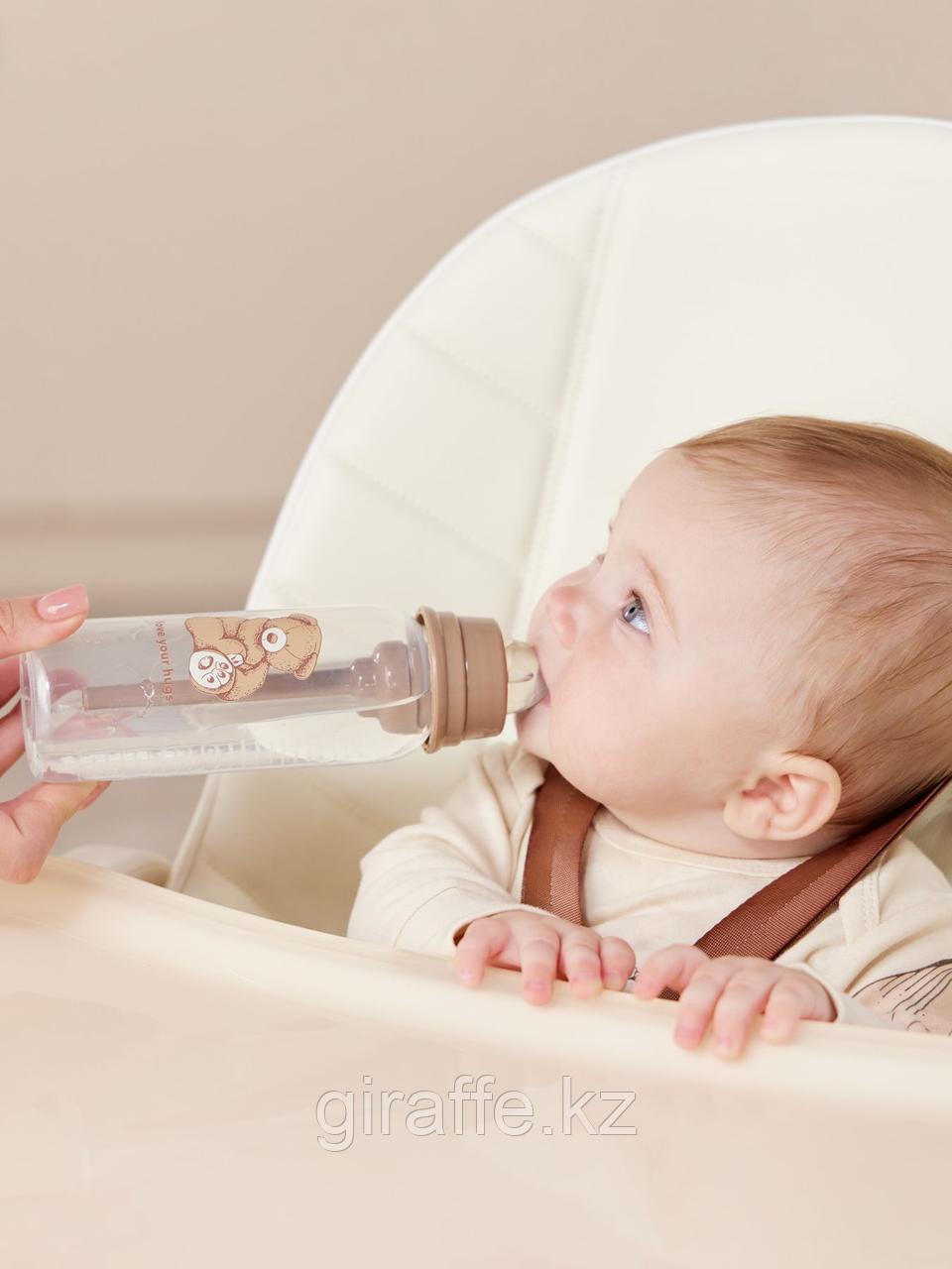 Happy Baby Бутылочка антиколиковая для кормления с силиконовой соской 250 мл. Арт. 10015 bear - фото 3 - id-p116486477