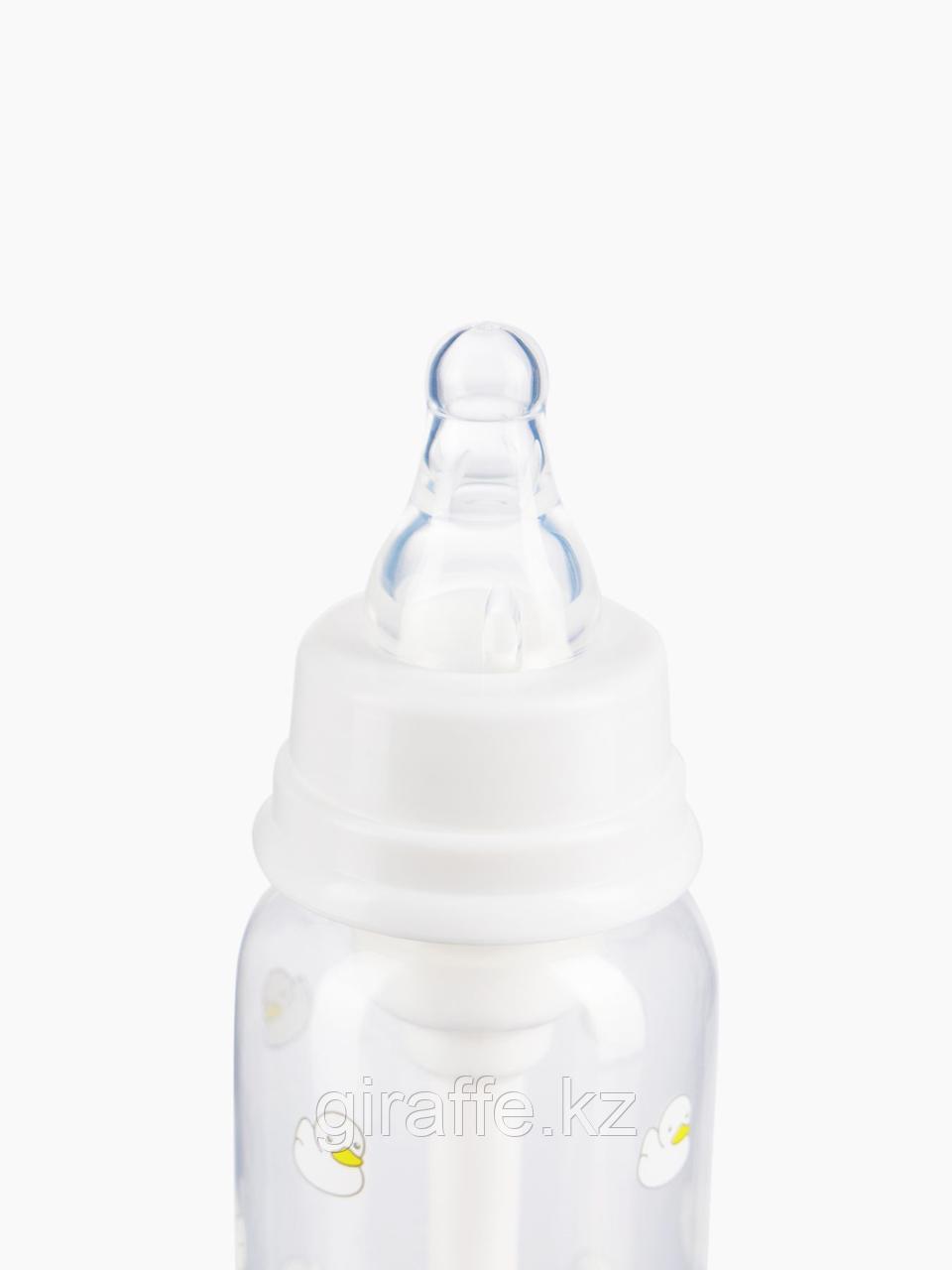 Happy Baby Бутылочка антиколиковая для кормления с силиконовой соской 250 мл. Арт. 10015 duck - фото 3 - id-p116486558