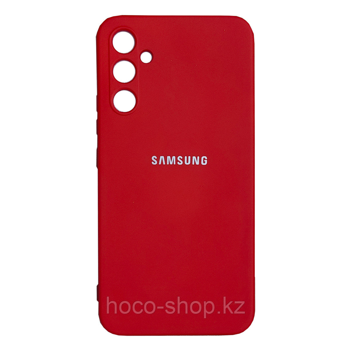 Чехол для Samsung A34 5G Silicone Красный - фото 1 - id-p116486570