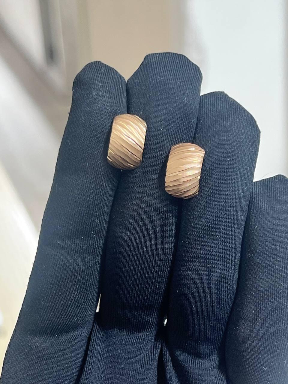 Золотые серьги, фото 1