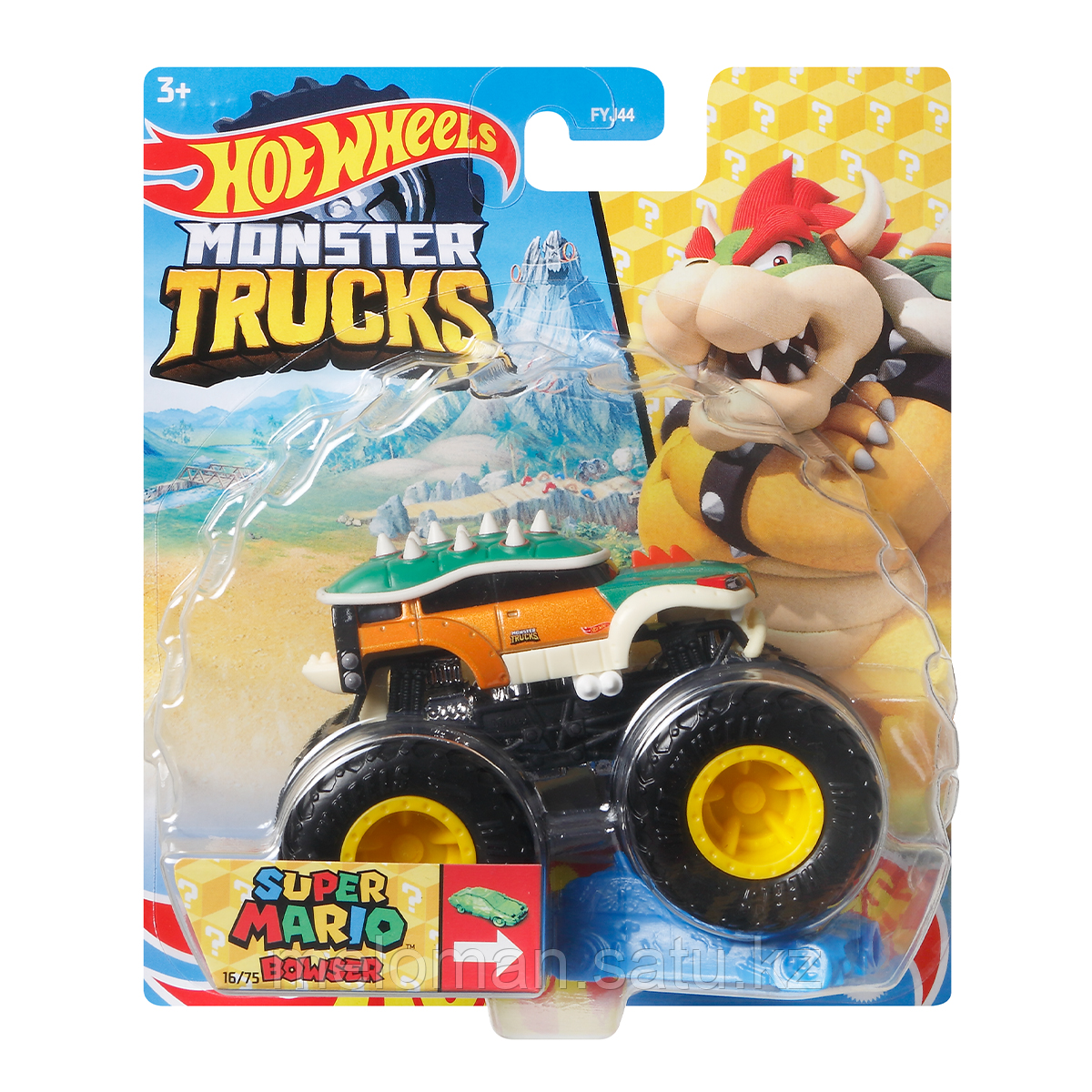 Hot Wheels: Monster Trucks. 1:64 Super Mario Bowser - фото 1 - id-p116488400