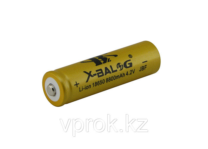 Аккумулятор X-Balog Li-Ion 18650, 8800мА/ч, 4.2В - фото 2 - id-p116489024