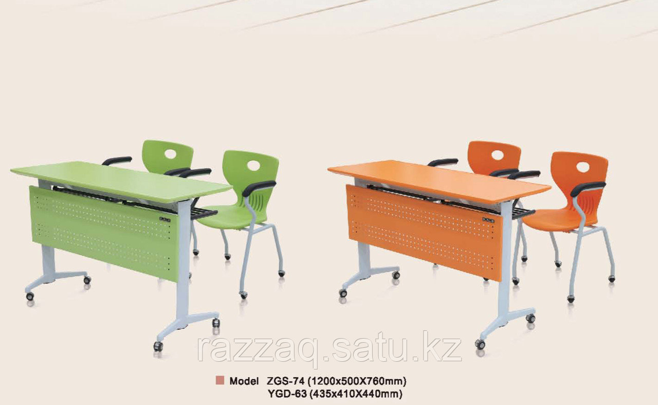 Комплект ученический одноместный (стол + 1 стул) - фото 2 - id-p116489169