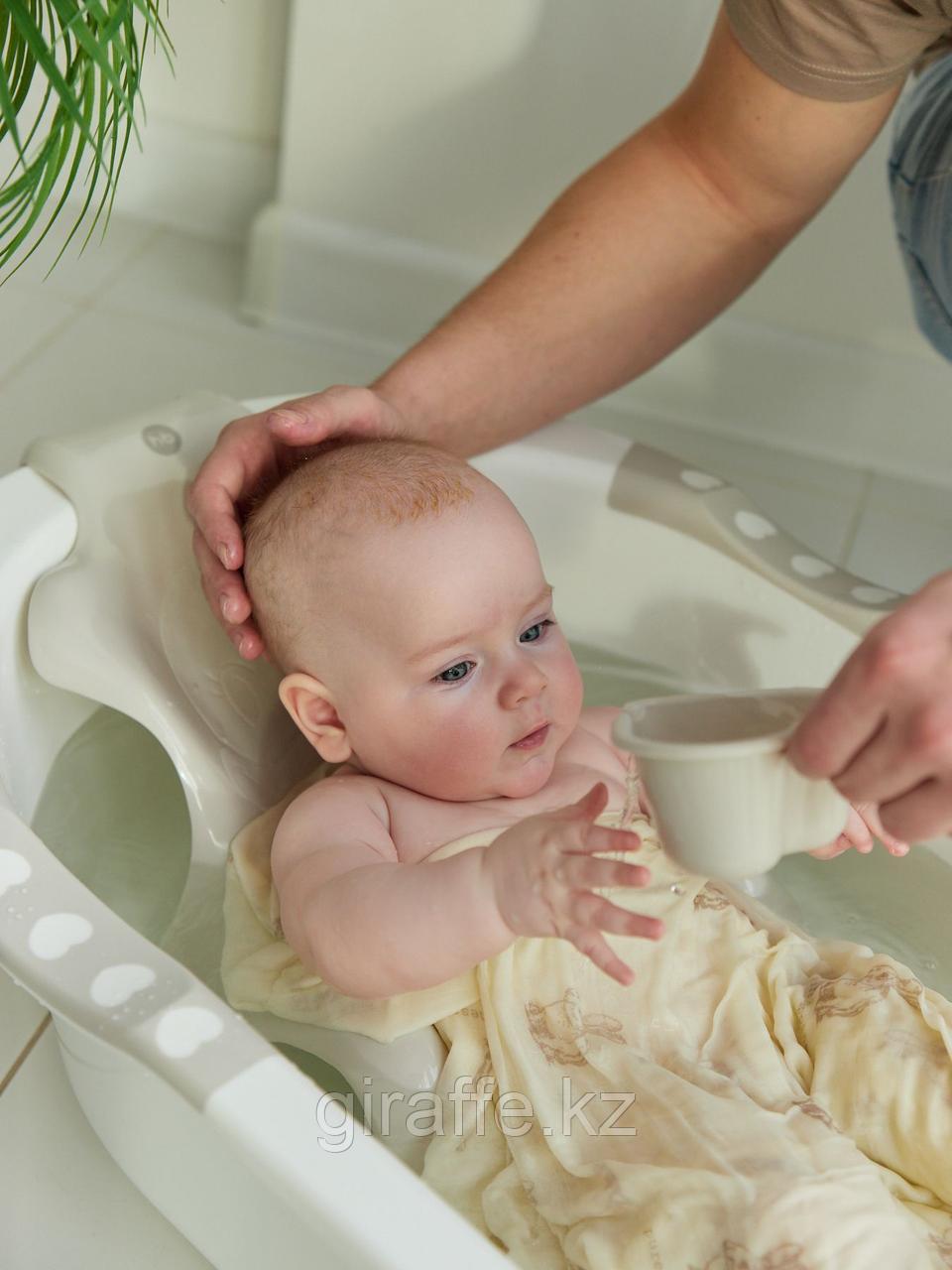 Ванна детская Happy Baby BATH COMFORT Арт. 34005 warm grey - фото 2 - id-p116489626