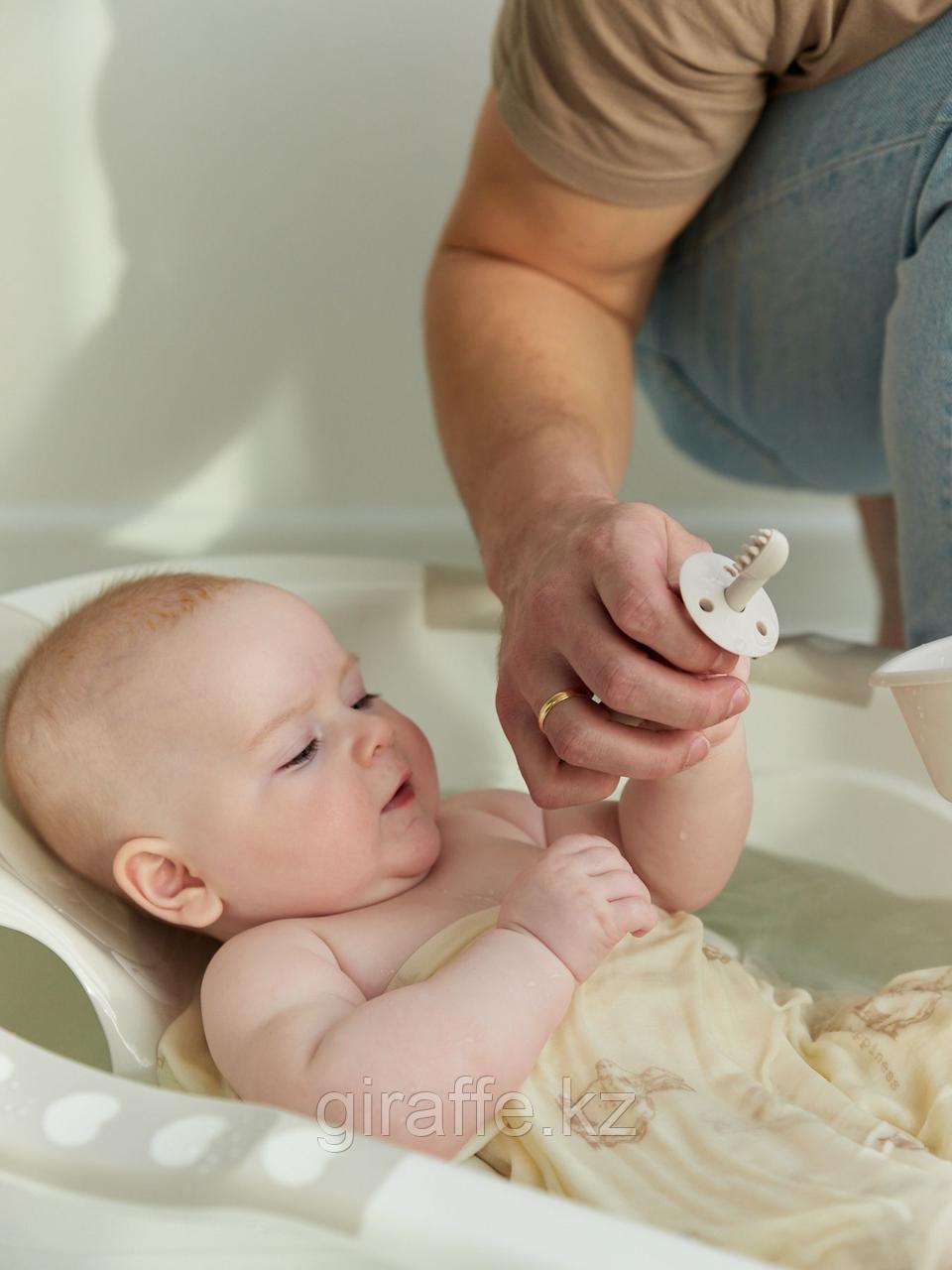 Ванна детская Happy Baby BATH COMFORT Арт. 34005 warm grey - фото 4 - id-p116489626