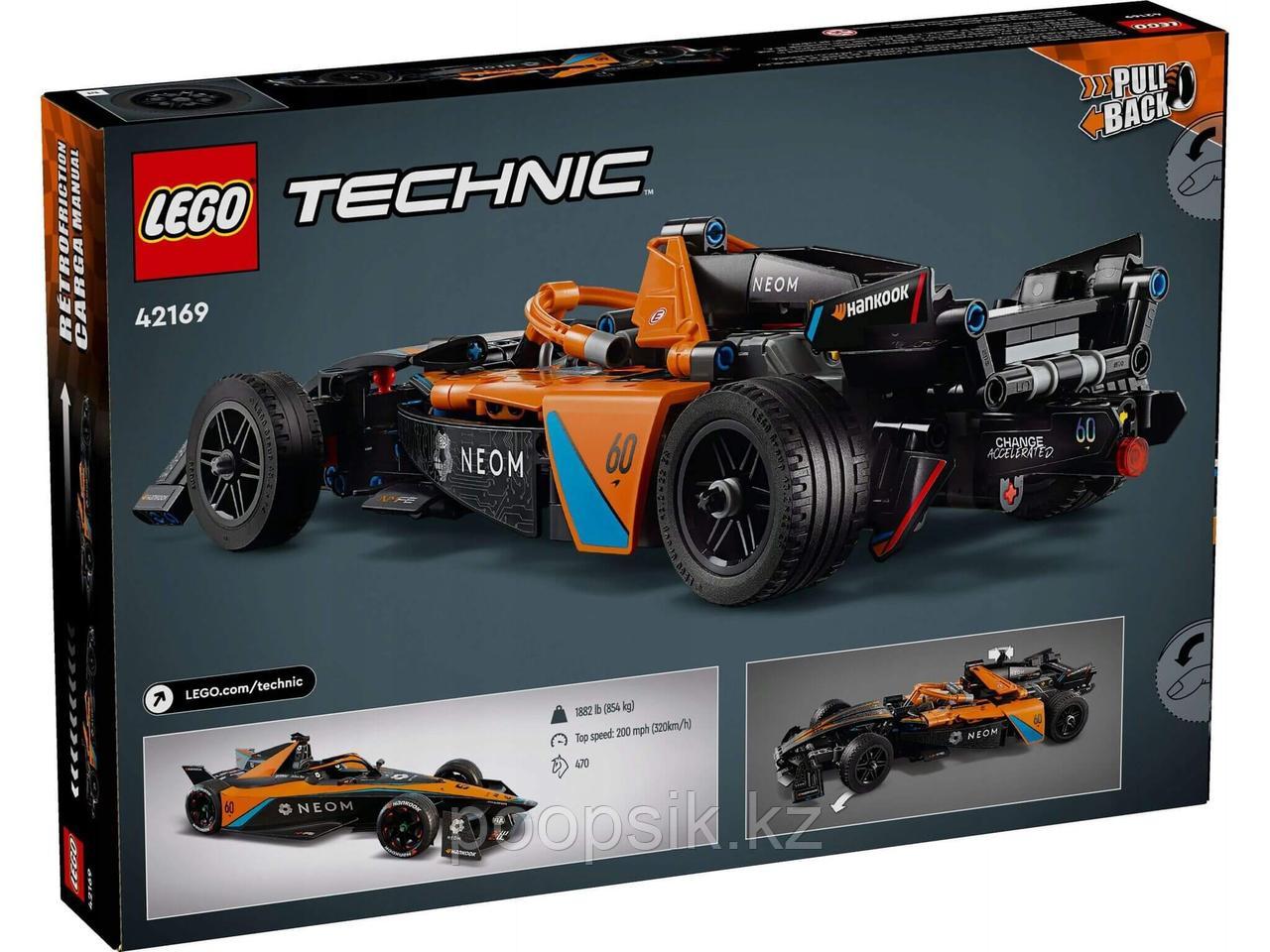 Lego Technic Гоночный автомобиль NEOM McLaren Формулы E 42169 - фото 5 - id-p116489582