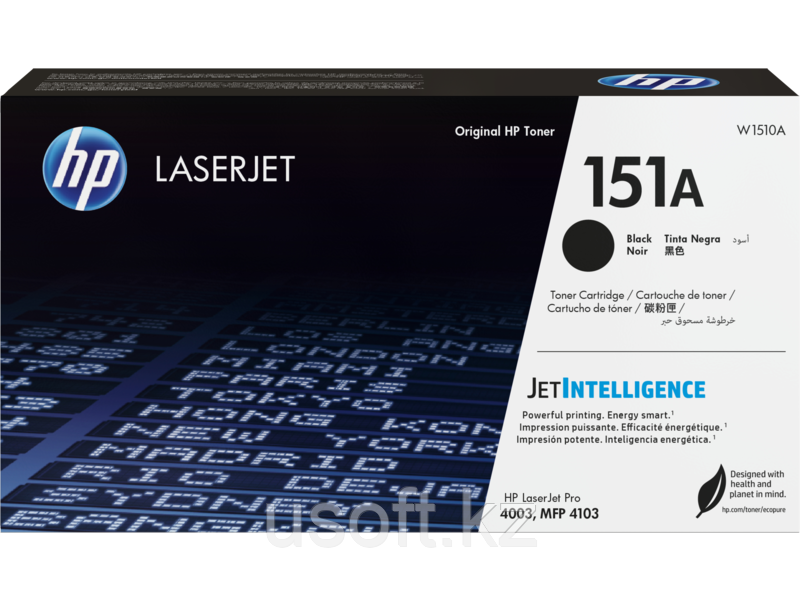 Тонер-картридж HP JetIntelligence W1510A - Black, фото 1
