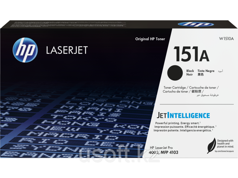 Тонер-картридж HP JetIntelligence W1510A - Black - фото 1 - id-p116490076