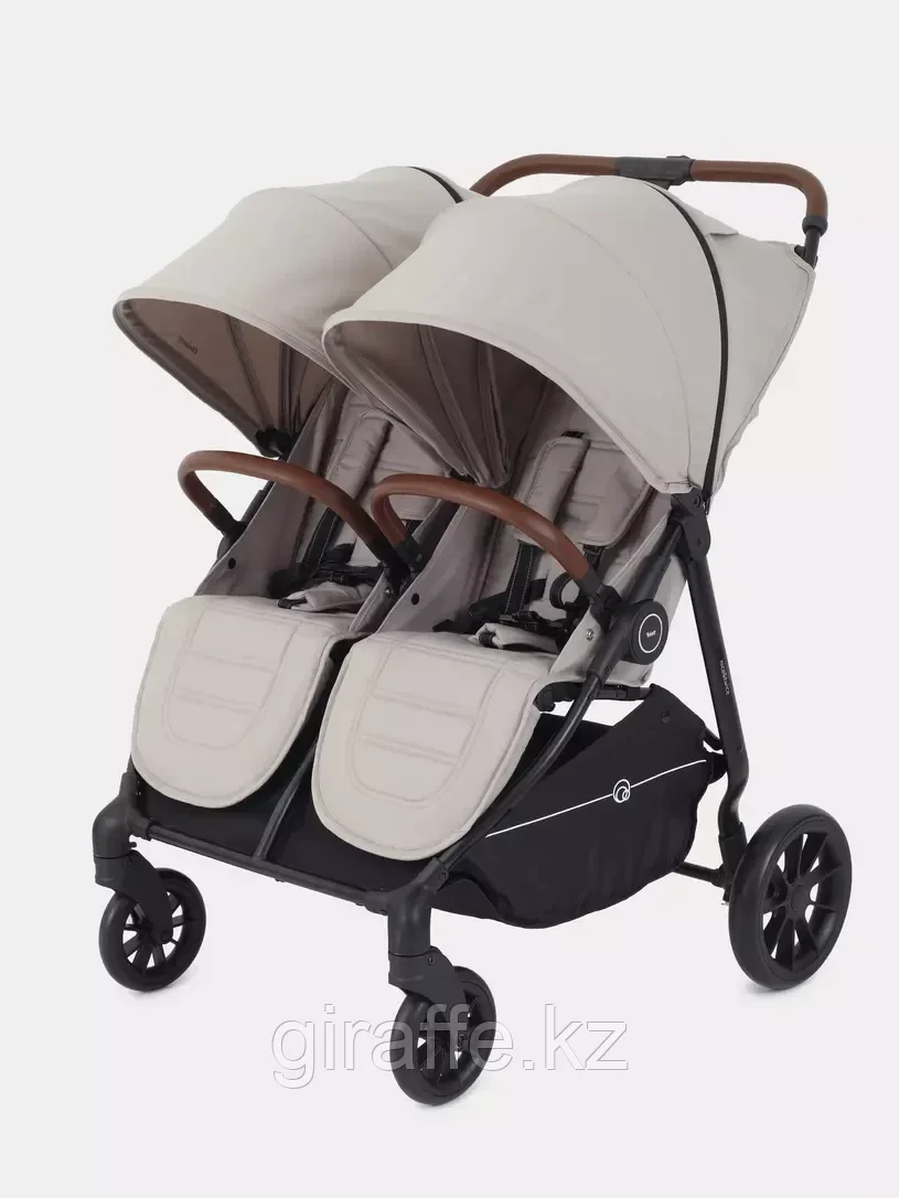 Коляска прогулочная для двойни Rant Twinny MILK COFFEE, фото 1