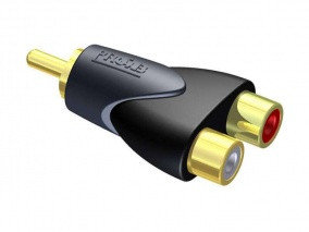 PVS N.V. PROCAB Коннектор CLP106 (RCA папа - 2 х RCA мама)