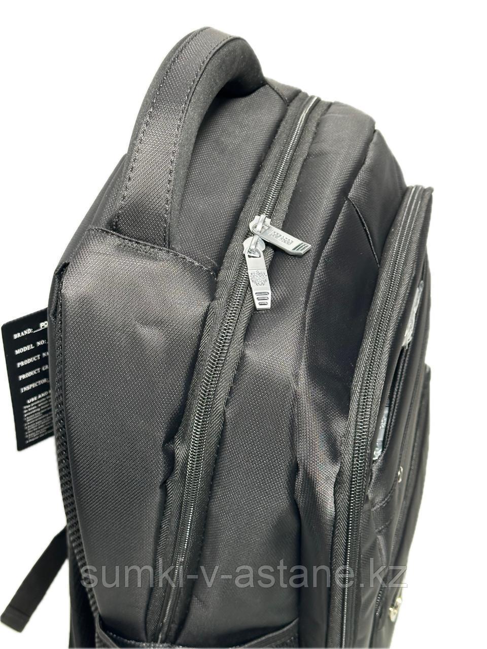Мужской функциональный деловой рюкзак "PONASOO", с отделом для ноутбука. - фото 5 - id-p116490557