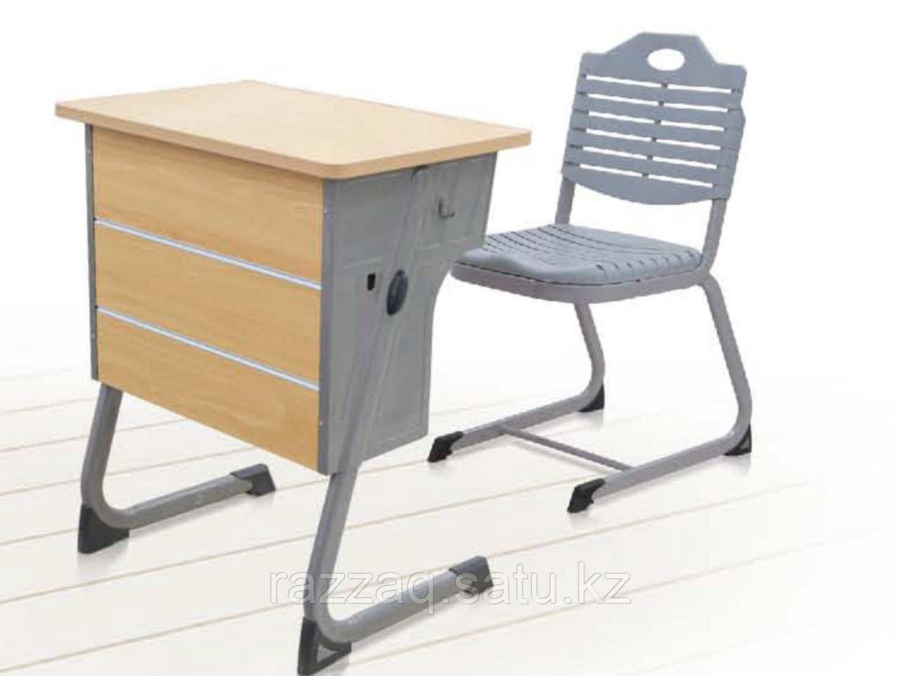 Комплект ученический одноместный (стол + 1 стул) - фото 3 - id-p116490768