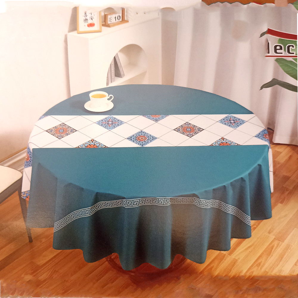 Клеенка на стол диаметром 180см с ромбами - фото 1 - id-p116491975