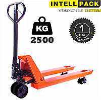 Тележка гидравлическая ручная, рохля складская DF25 (RDP) до 2500 кг